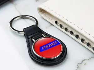 Rays Key Chain Leather Durable Minimal Luxury Feel